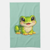 Linge De Cuisine Conception d'animal Kawaii de grenouille mignonne (Vertical)