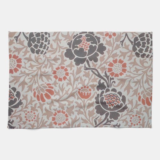 Linge De Cuisine Conception d'art botanique de William Morris Graft (Horizontal)
