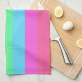 Linge De Cuisine Conception de bandes de couleurs arc-en-ciel paste (Quart Plié)