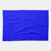 Linge De Cuisine Conception de brique bleue (Horizontal)