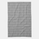 Linge De Cuisine Conception de brique grise (Vertical)