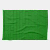 Linge De Cuisine Conception de brique verte (Horizontal)