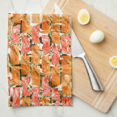 Linge De Cuisine Conception de briques avec des tons clairs les sép (Quart Plié)