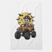 Linge De Cuisine Conception de camion monstre squelette pirate Hall (Vertical)