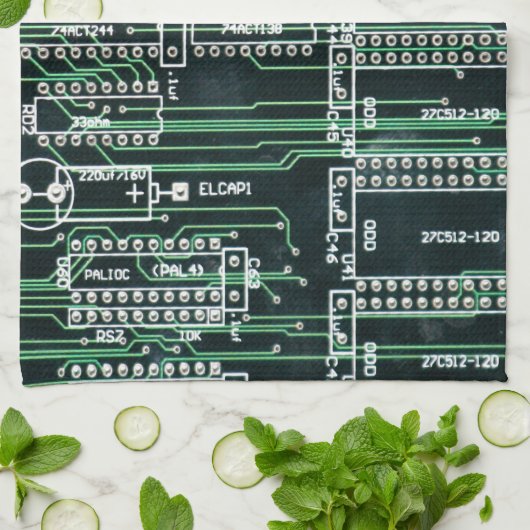 Linge De Cuisine Conception de carte (Plié)