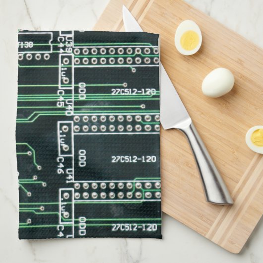 Linge De Cuisine Conception de carte (Quart Plié)