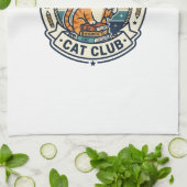 Linge De Cuisine Conception de chat mignon de professeur d'école - (Plié)