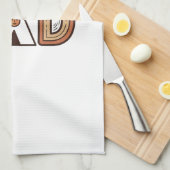 Linge De Cuisine Conception de chemise à lettrage Teepee de papa co (Quart Plié)