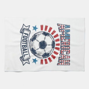 Linge De Cuisine Conception de chemise de ballon de football améric