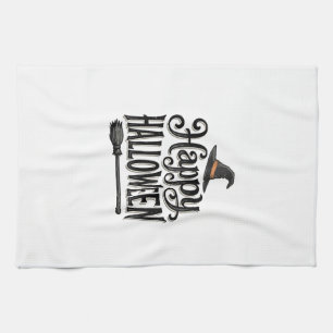 Linge De Cuisine Conception de chemise de chapeau de sorcière Hallo
