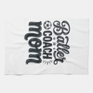 Linge De Cuisine Conception de chemise de football vintage Baller C