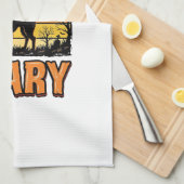Linge De Cuisine Conception de chemise de sorcière de chat effrayan (Quart Plié)