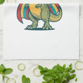 Linge De Cuisine Conception de chemise vectorielle de dinosaure de (Plié)