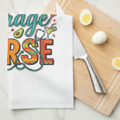 Linge De Cuisine Conception de chemise vectorielle Nacho Average Nu (Quart Plié)