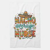 Linge De Cuisine Conception de chemise vectorielle Nacho Average Nu (Vertical)