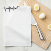 Linge De Cuisine Conception de chemise vectorielle Stéthoscope Batt (Quart Plié)