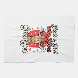 Linge De Cuisine Conception de chemise vintage pour fille amoureuse