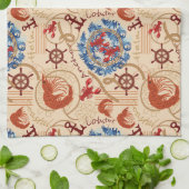 Linge De Cuisine Conception de coeur Crustacé (Plié)