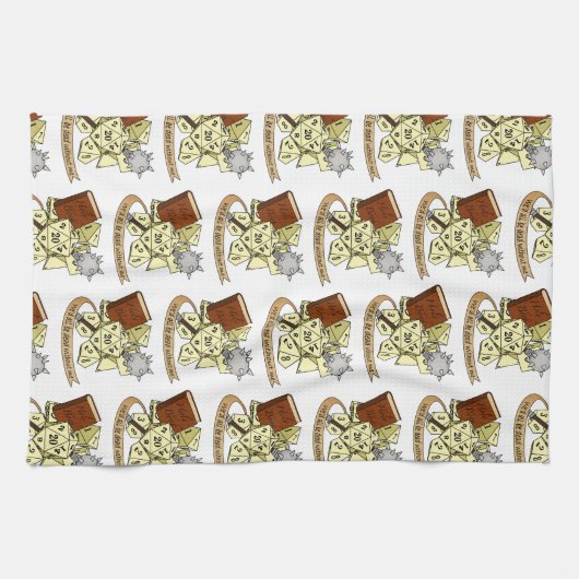 Linge De Cuisine Conception de dés de classe (Horizontal)