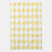 Linge De Cuisine Conception de diamant jaune (Vertical)