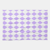 Linge De Cuisine Conception de diamant pourpre (Horizontal)
