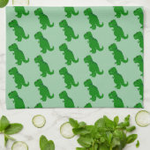 Linge De Cuisine Conception de dinosaure T-Rex sur fond de n'import (Plié)