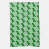Linge De Cuisine Conception de dinosaure T-Rex sur fond de n'import (Vertical)