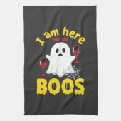 Linge De Cuisine Conception de fantôme de vin d'Halloween Boos (Vertical)