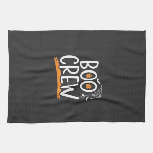Linge De Cuisine Conception de fantôme Halloween Boo Crew_1 (Horizontal)