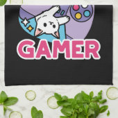 Linge De Cuisine Conception de gamer de chat - Purr sur Gamer Joyst (Plié)