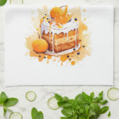 Linge De Cuisine Conception de gâteau sucré (Plié)