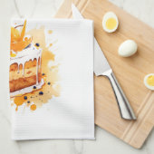 Linge De Cuisine Conception de gâteau sucré (Quart Plié)