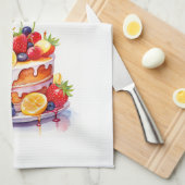 Linge De Cuisine Conception de gâteau sucré (Quart Plié)