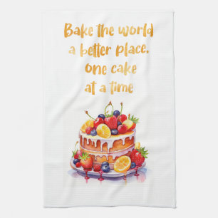Linge De Cuisine Conception de gâteau sucré