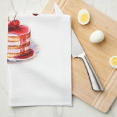 Linge De Cuisine Conception de gâteau sucré (Quart Plié)