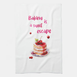 Linge De Cuisine Conception de gâteau sucré