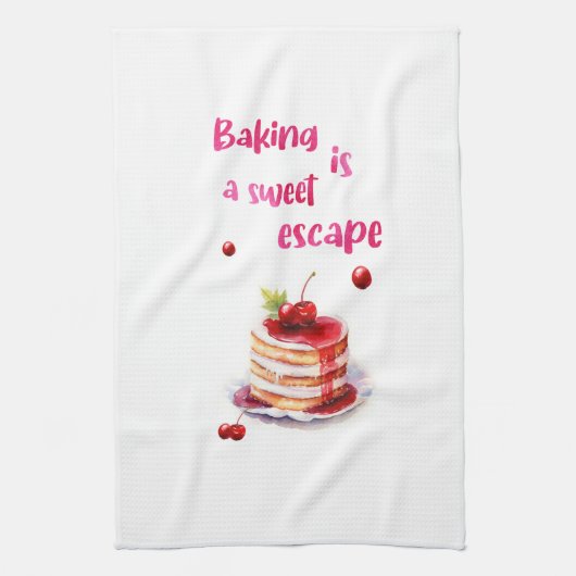 Linge De Cuisine Conception de gâteau sucré (Vertical)