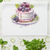 Linge De Cuisine Conception de gâteau sucré (Plié)