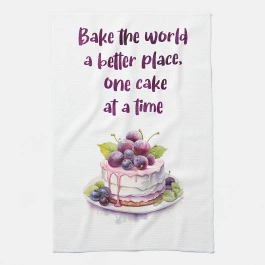 Linge De Cuisine Conception de gâteau sucré (Vertical)