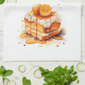 Linge De Cuisine Conception de gâteau sucré (Plié)