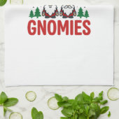 Linge De Cuisine Conception de gnome de vacances de Gnomies de Noël (Plié)