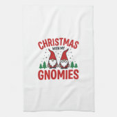 Linge De Cuisine Conception de gnome de vacances de Gnomies de Noël (Vertical)