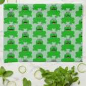 Linge De Cuisine Conception de grenouille sur fond de n'importe que (Plié)