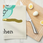 Linge De Cuisine Conception de hibou personnalisée (Quart Plié)