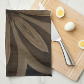 Linge De Cuisine Conception de kaléidoscope Brown rustique (Quart Plié)