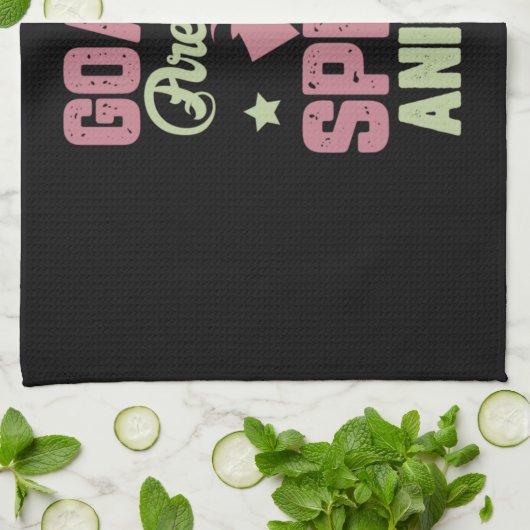 Linge De Cuisine Conception de la chèvre (Plié)