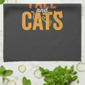 Linge De Cuisine Conception de la fête des chats d'automne Hallowee (Plié)