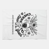 Linge De Cuisine Conception de la fête du Nouvel An (Horizontal)