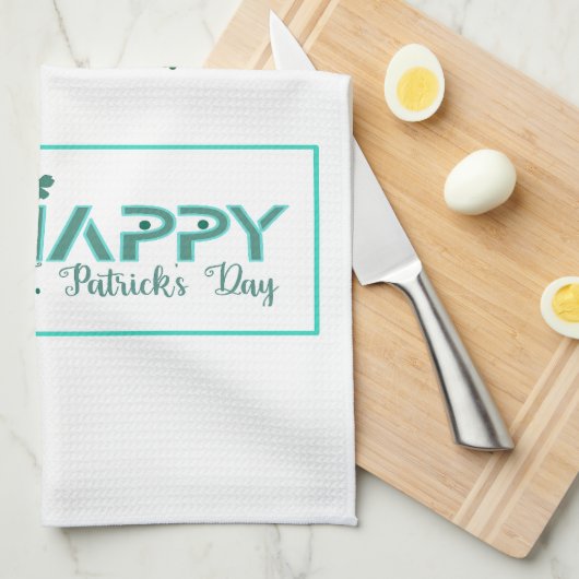 Linge De Cuisine Conception de la Saint Patrick (Quart Plié)
