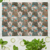 Linge De Cuisine Conception de la série Boho Skull 13 (Plié)